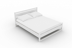 Кровать Астра 140x200 Сноу